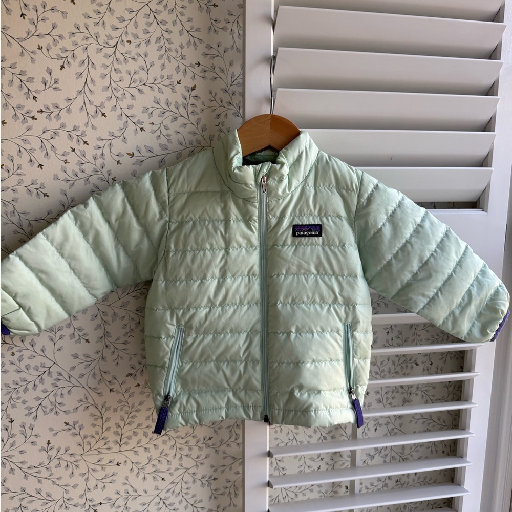 Patagonia Baby Down Sweater Jacket - Mint Green